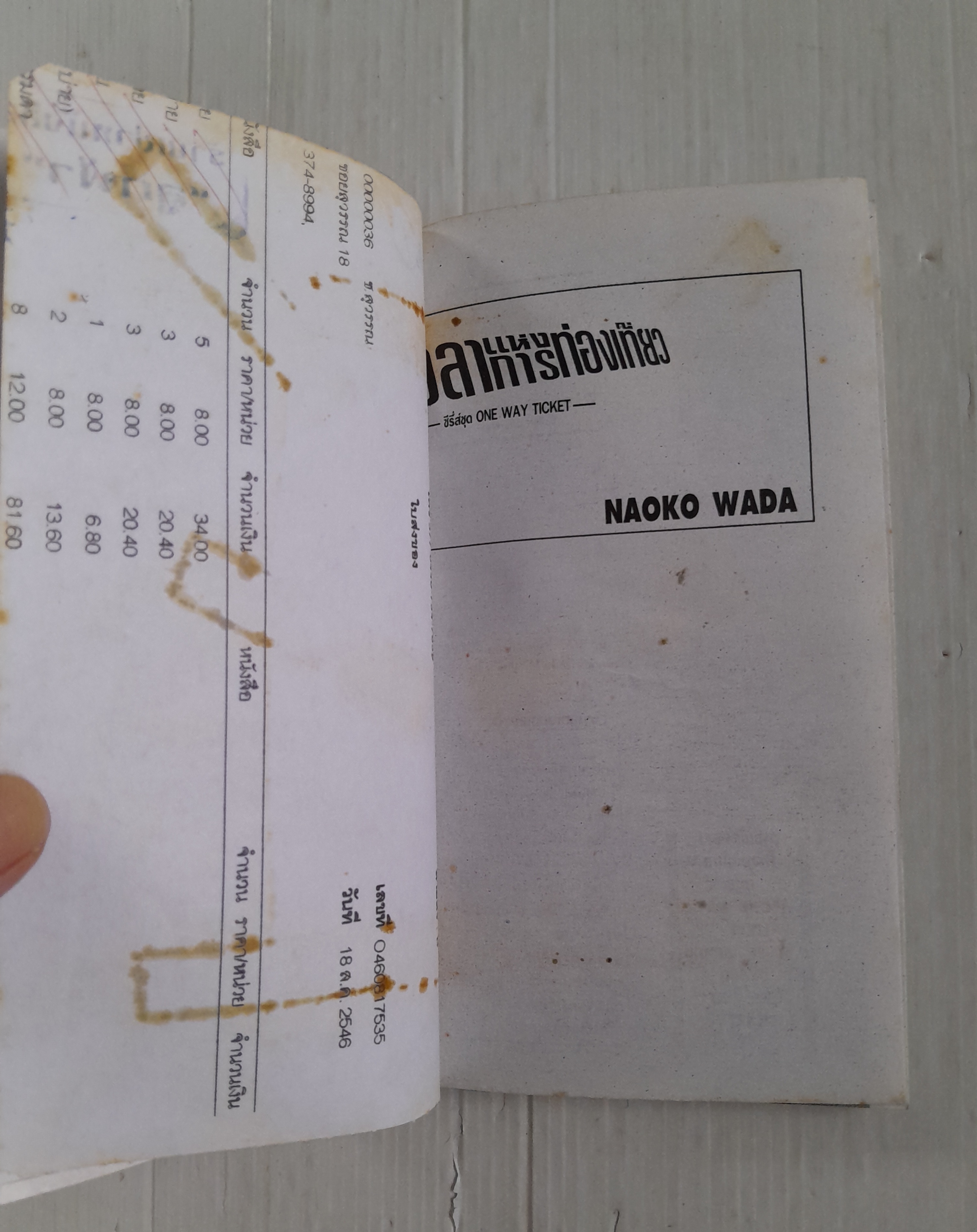 เวลาแห่งการท่องเที่ยว (เล่มเดียวจบ) / Naoko Wada