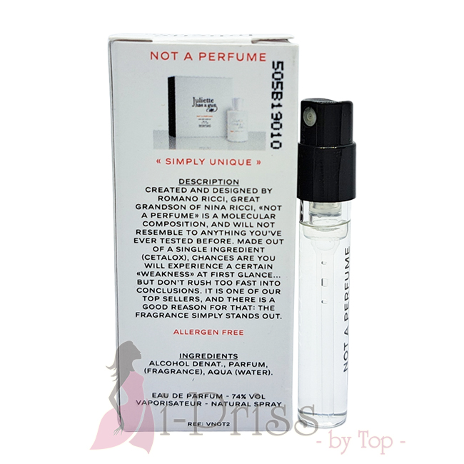 Juliette Has A Gun Not A Perfume EDP 1.7 ml.