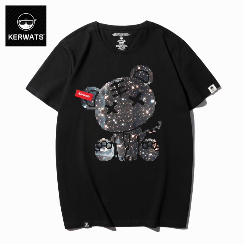 เสื้อยืดผู้ชายอ้วน S-6XL น้ำหนักผู้สวม 50-135 กิโลกรัม