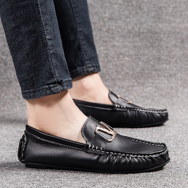 รองเท้าหนังผู้ชาย มีไซส์39-44 รองเท้าโลฟเฟอร์ชาย Slip-On Shoes