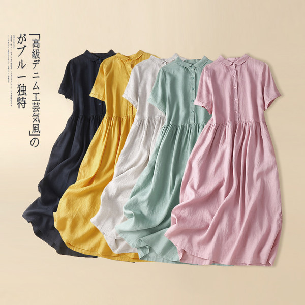 เสื้อลินิน เสื้อผ้าฝ้ายลินิน เสื้อเชิ้ตผ้าลินิน