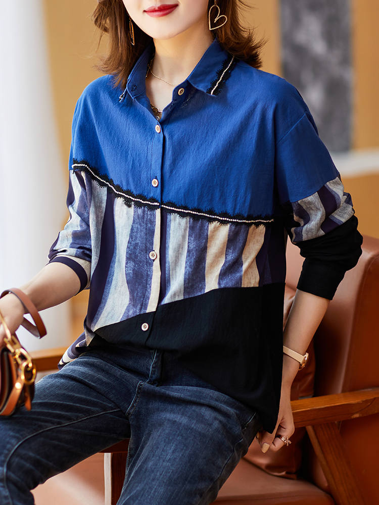 เสื้อผ้าแฟชั่น เสื้อเชิ้ตแขนยาว