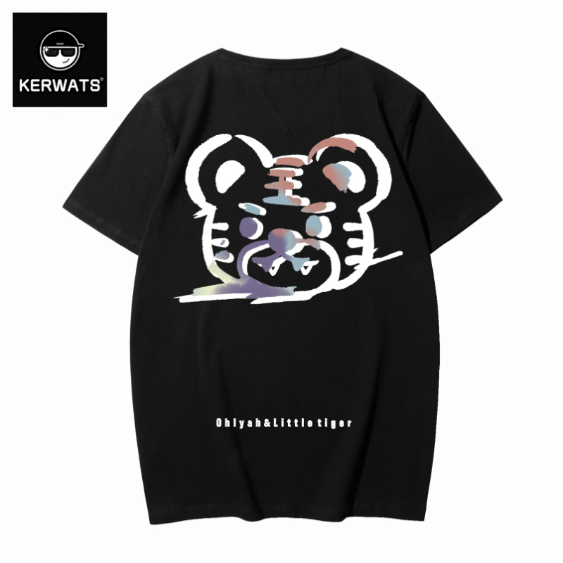 เสื้อยืดผู้ชายอ้วน S-6XL น้ำหนักผู้สวม 50-135 กิโลกรัม