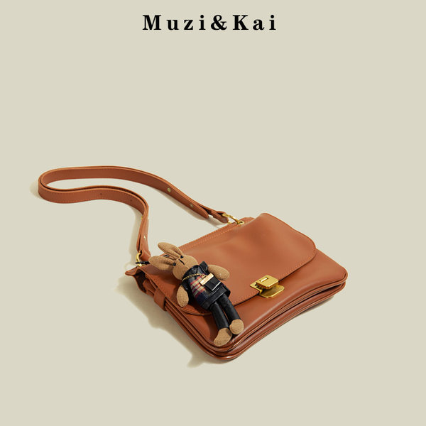 กระเป๋าสะพายข้างผู้หญิง กระเป๋าสะพายสไตล์เกาหลี By Muzi&Kai