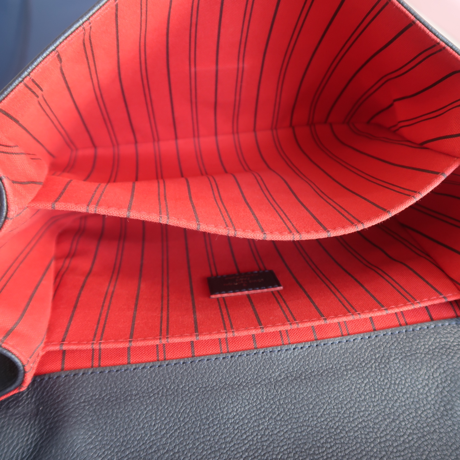 Louis Vuitton Blue Monogram Empreinte Metis Pochette