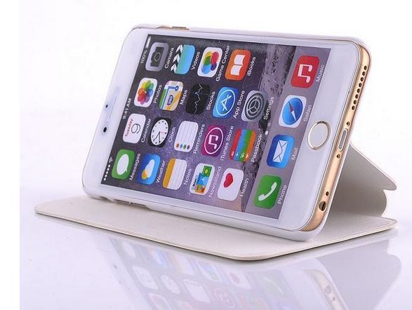 เคสหนัง เคส iPhone 6 4.7 สไตล์ วินเทจ สีขาว มีสเน่ห์ สวยหรู เคสแนว คลาสสิค แบบมีฝา เปิดปิดได้ แนว สวยเรียบ คงความหรูหรา 198616_4