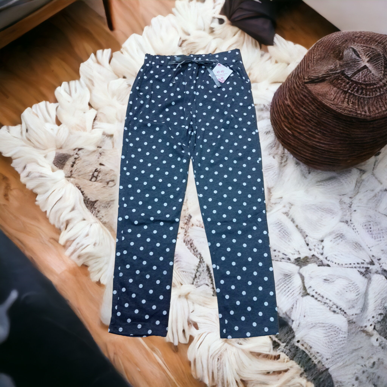Trousers423 กางเกงขายาวเอวยืด กระเป๋าข้าง ผ้าคอตตอนเนื้อนิ่มยืดได้เยอะ มี 2 สี ดำ, เทา