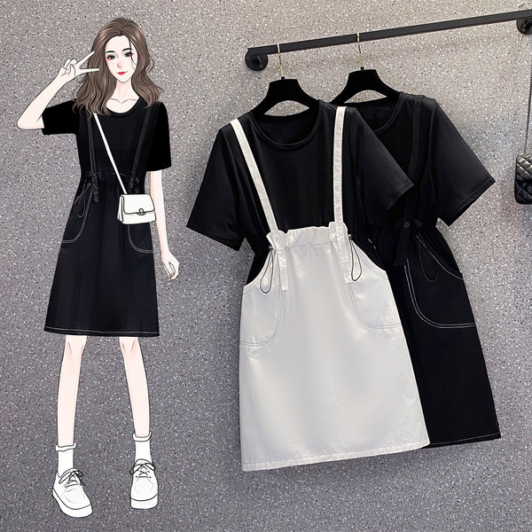 เดรสคนอ้วน เดรสสาวอวบ ชุดเดรสคนอ้วนวัยรุ่น BY PLUS SIZE Girl