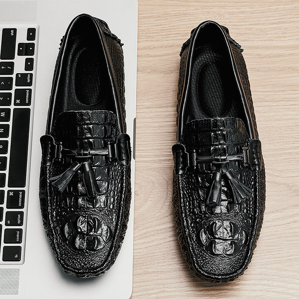รองเท้าหนังผู้ชาย มีไซส์39-44 รองเท้าโลฟเฟอร์ชาย Slip-On Shoes