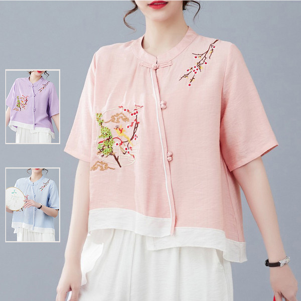 เสื้อลินิน เสื้อผ้าฝ้ายลินิน เสื้อเชิ้ตผ้าลินิน