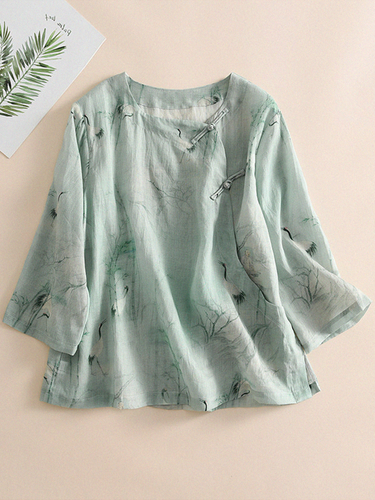 เสื้อลินิน เสื้อผ้าฝ้ายลินิน เสื้อเชิ้ตผ้าลินิน S M l XL จากแบรนด์ ZIMO