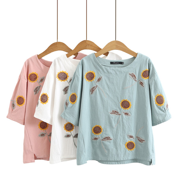 เสื้อลินินสไตล์ผู้ใหญ่ เสื้อคุณแม่ เสื้อผู้ใหญ่ แบรนด์ LININ