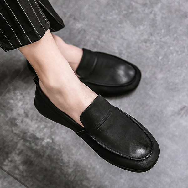 รองเท้าหนังผู้ชาย มีไซส์39-44 รองเท้าโลฟเฟอร์ชาย Slip-On Shoes