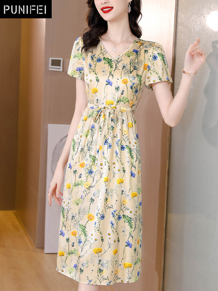 เดรสวัยผู้ใหญ่40-60ปี เดรสคุณแม่ ชุดเดรสทำงานวัยผู้ใหญ่ แบรนด์ MAMA DRESS