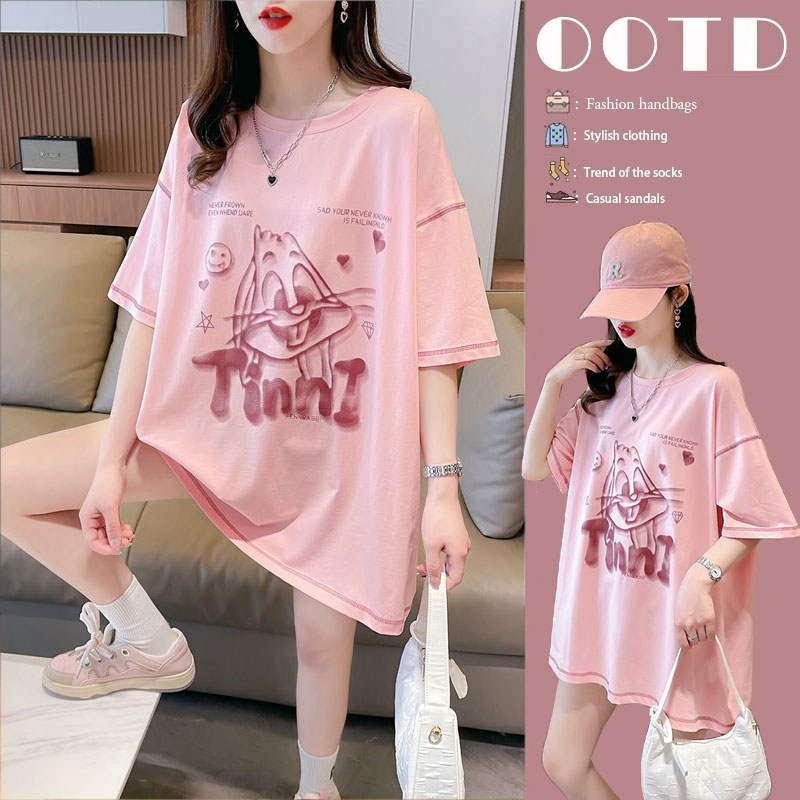 เสื้อยืดคนอ้วนแบบโอเวอร์ไซส์แบบ ulzzang fashion สนใจทักแชท