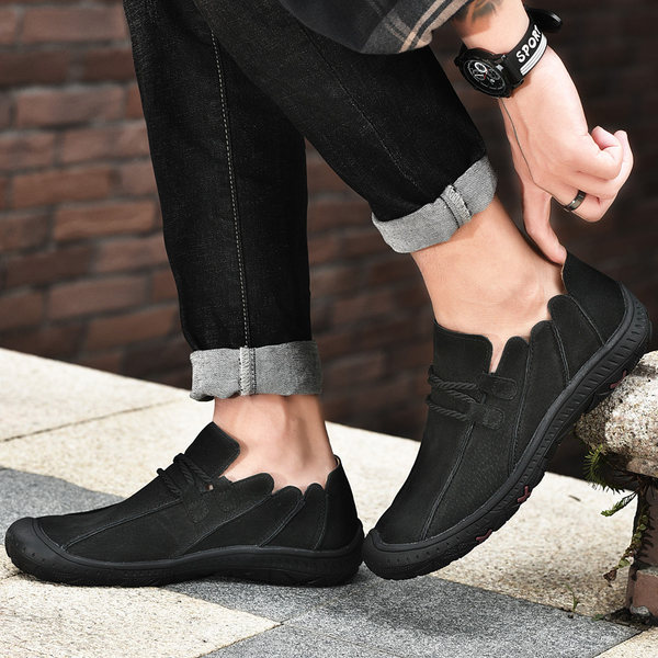 รองเท้าหนังผู้ชาย มีไซส์39-44 รองเท้าโลฟเฟอร์ชาย Slip-On Shoes