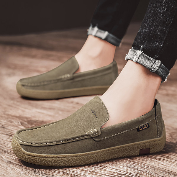 รองเท้าหนังผู้ชาย มีไซส์39-44 รองเท้าโลฟเฟอร์ชาย Slip-On Shoes