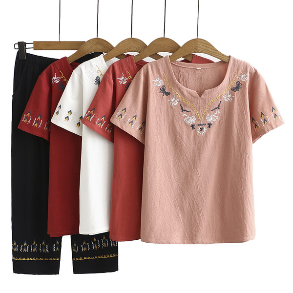 เสื้อลินินสไตล์ผู้ใหญ่ เสื้อคุณแม่ เสื้อผู้ใหญ่ แบรนด์ LININ