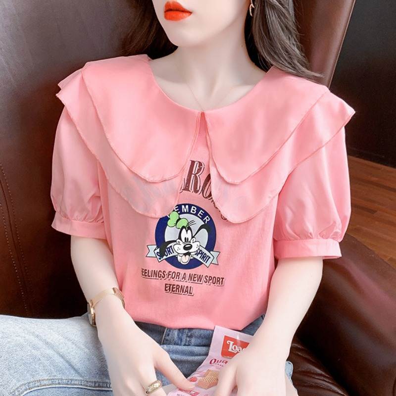เสื้อยืดวัยรุ่นน่ารักๆ เสื้อวัยรุ่นแขนสั้น เสื้อผ้าวัยรุ่นเกาหลี แบรนด์ Wiyike