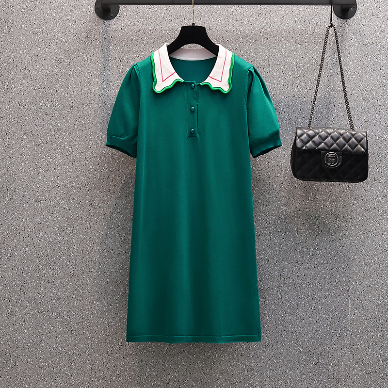 เดรสคนอ้วน เดรสสาวอวบ ชุดเดรสคนอ้วนวัยรุ่น BY PLUS SIZE Girl