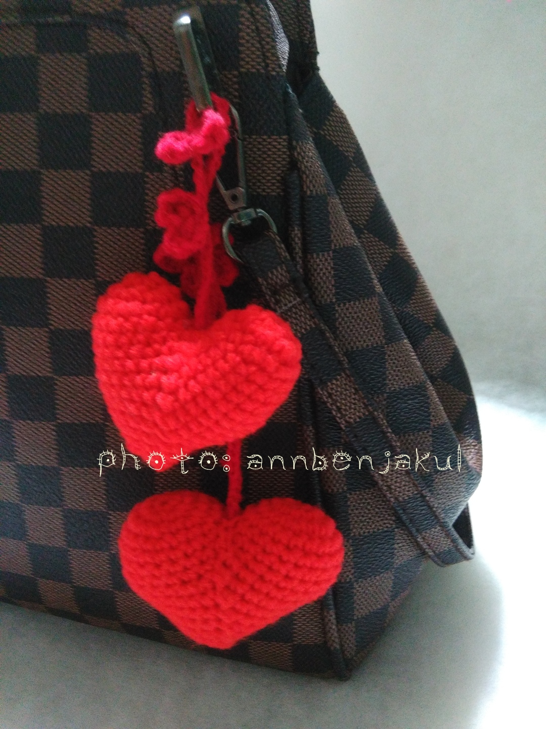 ที่ห้อยกระเป๋าหัวใจคู่