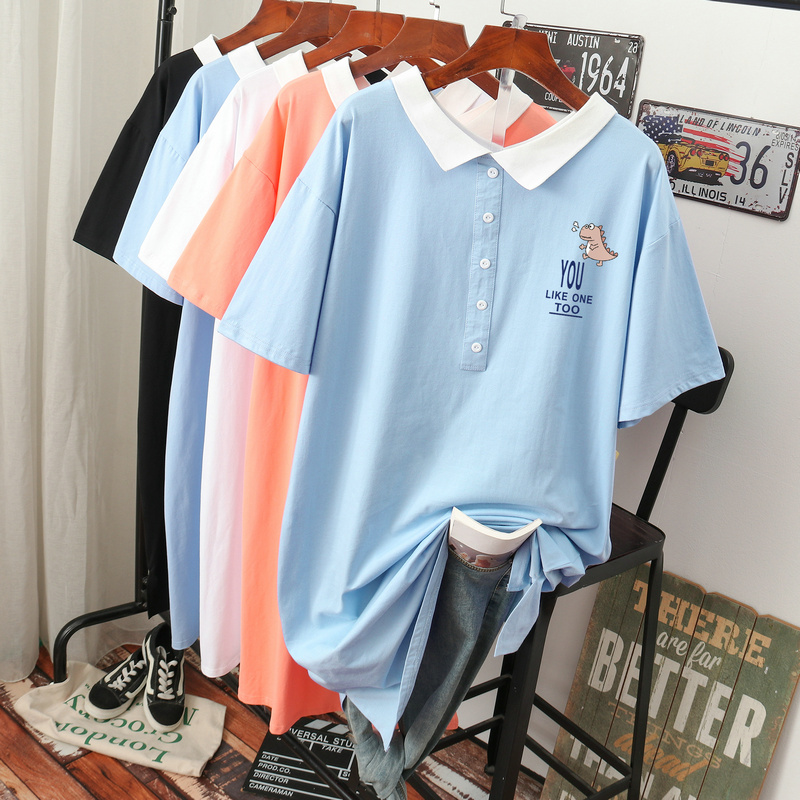เดรสสไตล์เสื้อยืด S-3XL(อกเสื้อยืด 43- 51 นิ้ว)ใส่สบายๆอยู่บ้าน ใส่นอน