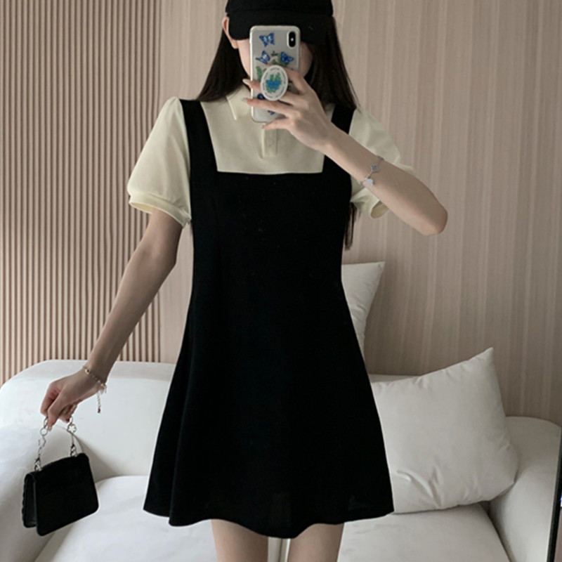 เดรสวัยรุ่น-เดรสคนอ้วนวัยรุ่น L-4XL(อก38-46 นิ้ว)