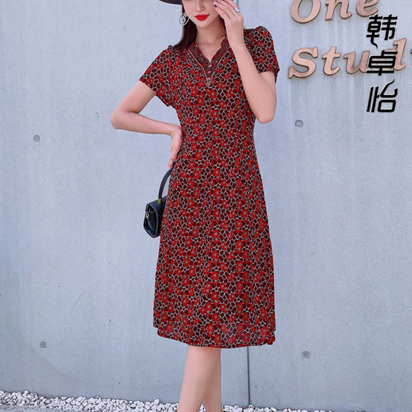 เดรสวัยผู้ใหญ่40-60ปี เดรสคุณแม่ ชุดเดรสทำงานวัยผู้ใหญ่ แบรนด์ MAMA DRESS