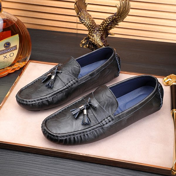 รองเท้าหนังผู้ชาย มีไซส์39-44 รองเท้าโลฟเฟอร์ชาย Slip-On Shoes