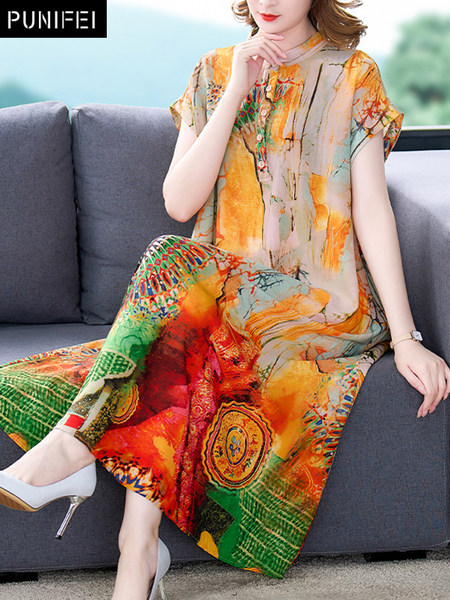 เดรสวัยผู้ใหญ่40-60ปี เดรสคุณแม่ ชุดเดรสทำงานวัยผู้ใหญ่ แบรนด์ MAMA DRESS