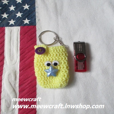 กระเป๋าอเนกประสงค์พวงกุญแจ #30-003 size4.5x7cm.