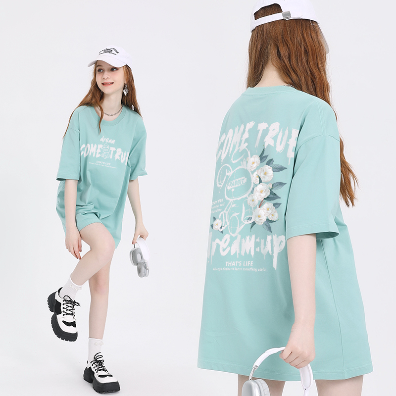 เสื้อผ้าวัยรุ่นเกาหลี เสื้อยืดวัยรุ่นผู้หญิง มีขนาด S M L XL
