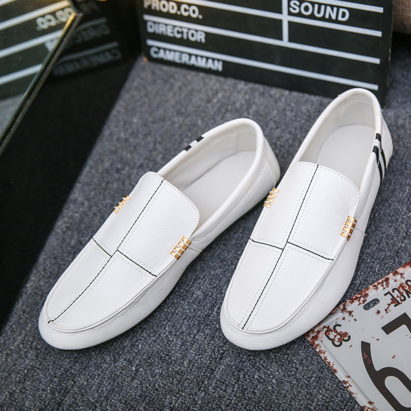 รองเท้าโลฟเฟอร์ชาย รองเท้าผู้ชาย รองเท้าแฟชั่นชาย รองเท้าหนังผู้ชาย Men Loafer Slip-On Shoes
