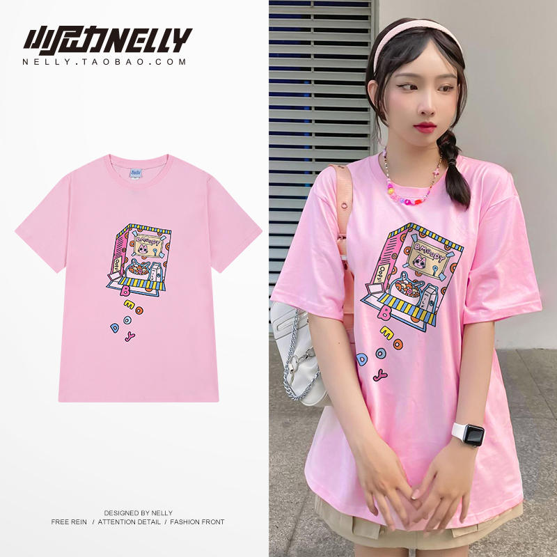 เสื้อยืดคอกลม ผู้ชาย เสื้อยืดผู้ชายเกาหลี เสื้อยืดเกาหลี แบรนด์ NELLY