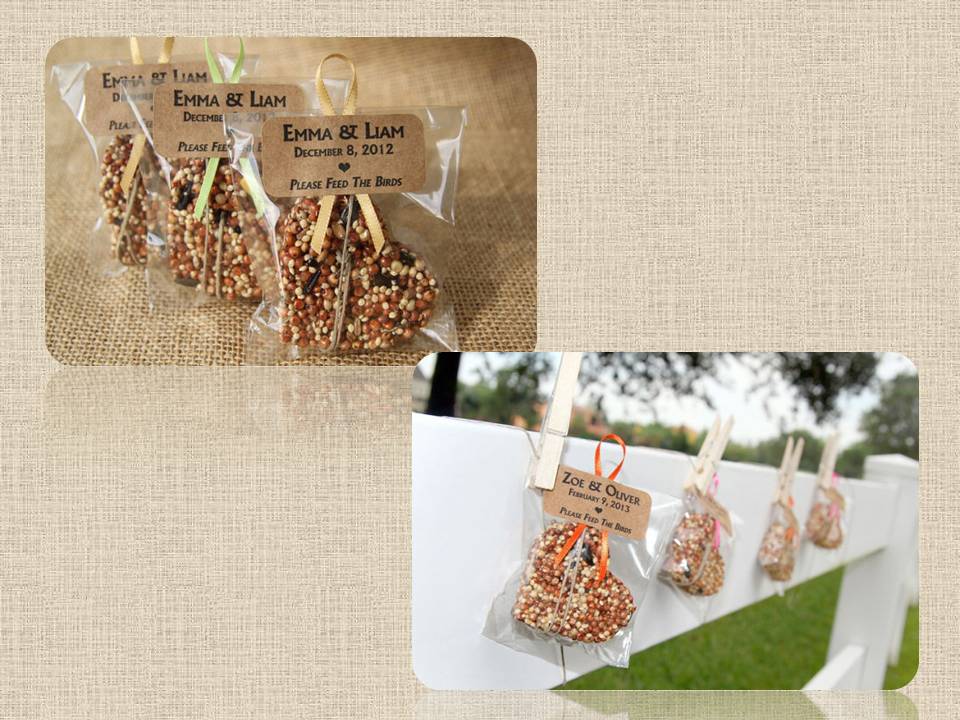 อาหารนกรูปหัวใจผูกโบว์