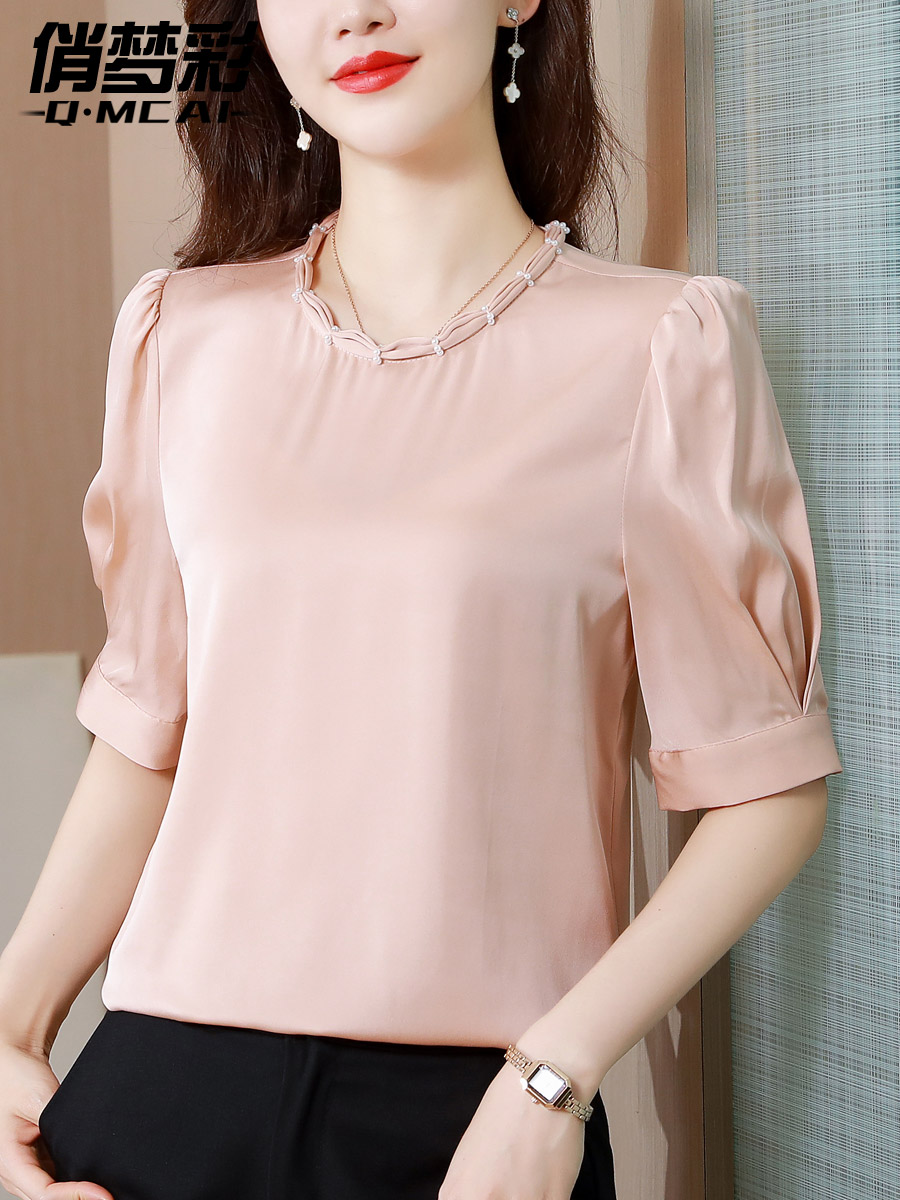 เสื้อชีฟอง เสื้อแฟชั่นสุภาพสตรีวัยผู้ใหญ่ มีไซต์ อก34นิ้ว-43นิ้ว