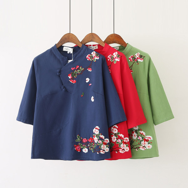 เสื้อลินินสไตล์ผู้ใหญ่ เสื้อคุณแม่ เสื้อผู้ใหญ่ แบรนด์ LININ