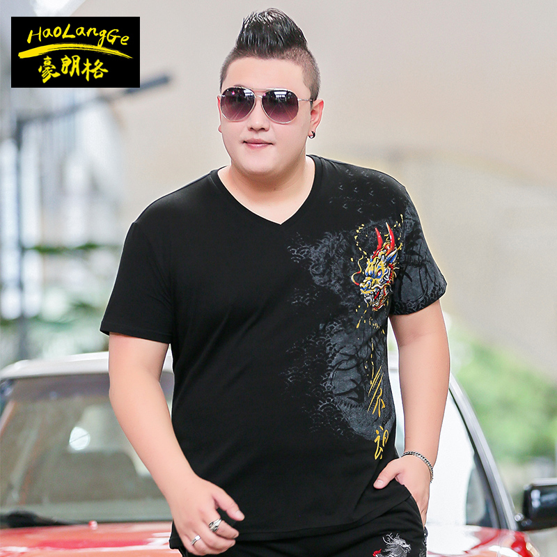 เสื้อยืดผู้ชายอ้วน S-5XL(อกเสื้อ39-51นิ้ว)