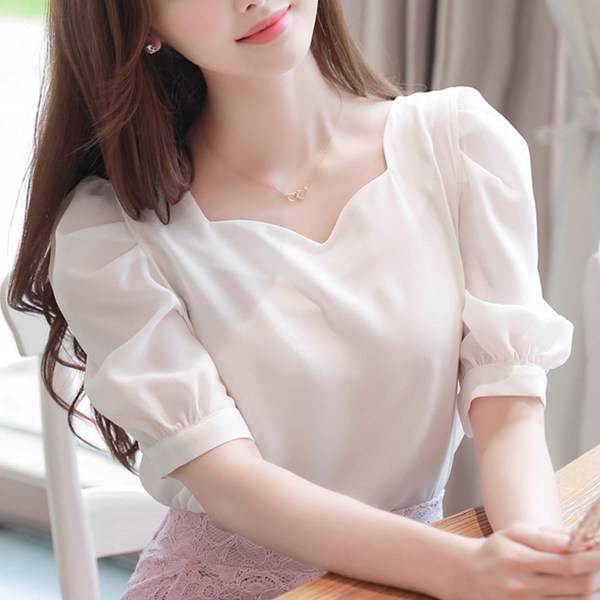 เสื้อชีฟองเกาหลี เสื้อชีฟองสวยๆ