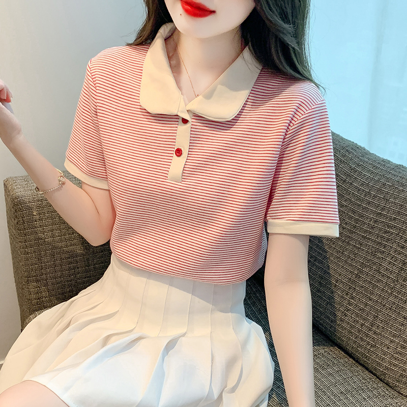 เสื้อผ้าวัยรุ่นเกาหลี เสื้อยืดวัยรุ่นผู้หญิง มีขนาด S M L XL