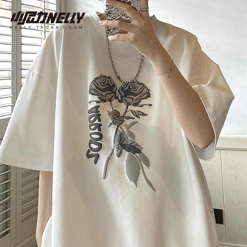 เสื้อยืดคอกลม ผู้ชาย เสื้อยืดผู้ชายเกาหลี เสื้อยืดเกาหลี แบรนด์ NELLY