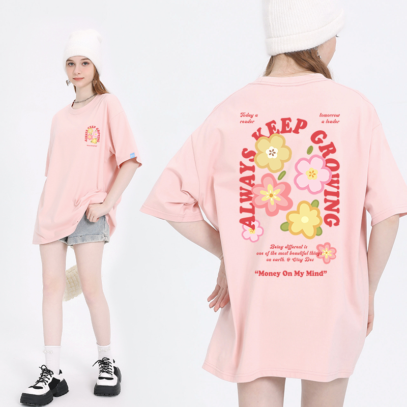 เสื้อผ้าวัยรุ่นเกาหลี เสื้อยืดวัยรุ่นผู้หญิง มีขนาด S M L XL