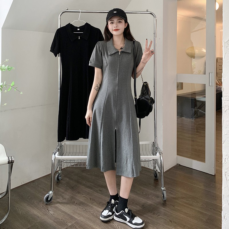 เดรสวัยรุ่น-เดรสคนอ้วนวัยรุ่น L-4XL(อก38-46 นิ้ว)