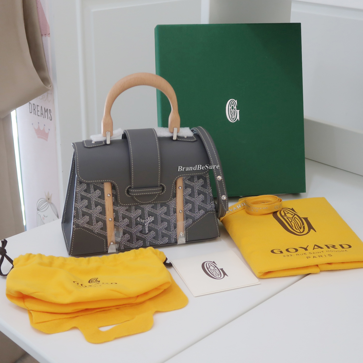 Goyard Grey Saigon Mini Structure (2023)