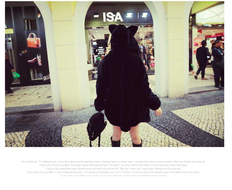 Fur Teddy Bear Hoodie เสื้อกันหนาวขนแน่น หมีโคลายักษ์ เลิศมากคะ อุ่นมาก จัดด่วน สวย ไฮโซมากค่ะ same pic