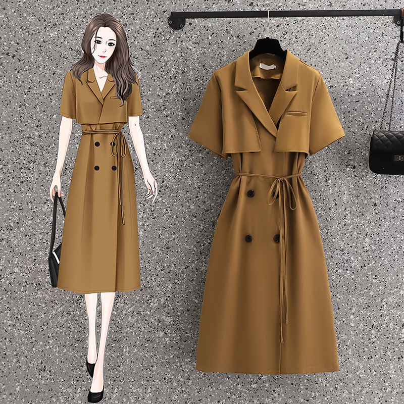 เดรสแขนสั้น มีไซส์ L-4XLอก 38-47 นิ้ว ใส่ได้ทั้งสาวหุ่นดีน่ารักจนถึงสาวอวบพลัสไซส์