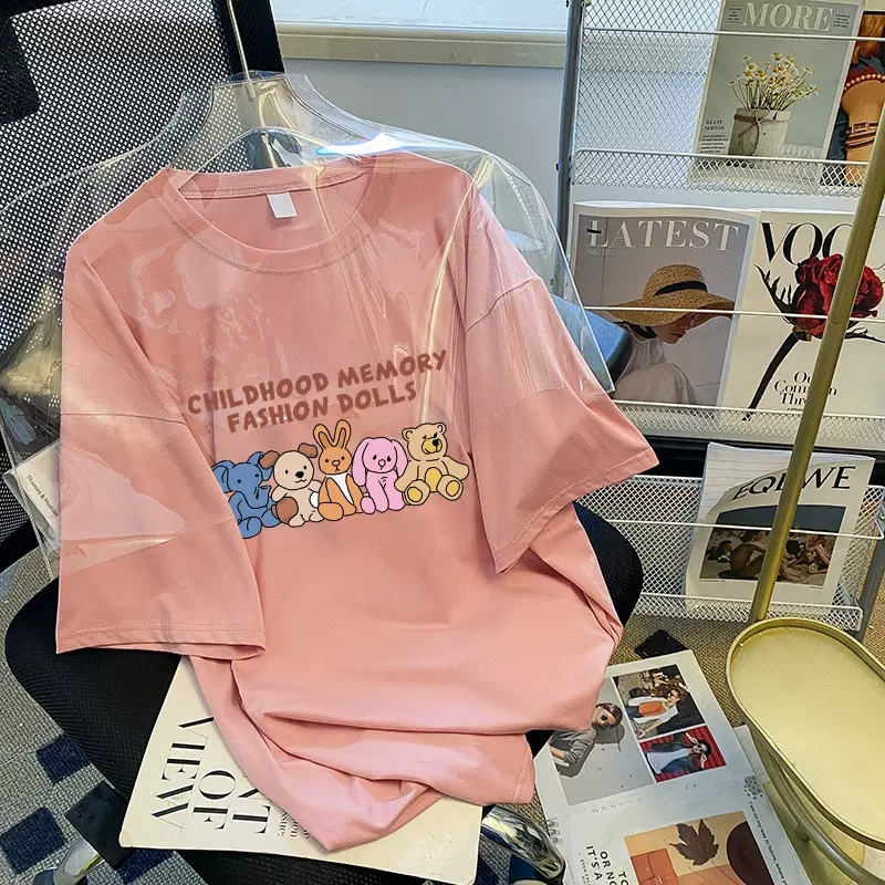 เสื้อยืดคนอ้วนแบบโอเวอร์ไซส์แบบ ulzzang fashion สนใจทักแชท