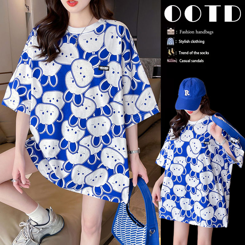 เสื้อยืดคนอ้วนแบบโอเวอร์ไซส์แบบ ulzzang fashion สนใจทักแชท