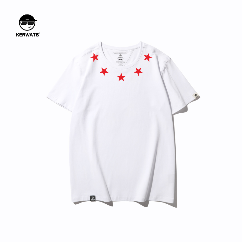 เสื้อยืดผู้ชายอ้วน S-6XL น้ำหนักผู้สวม 50-135 กิโลกรัม