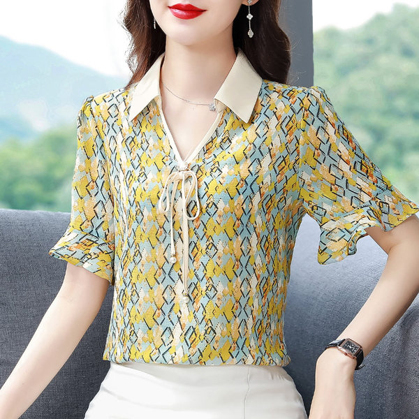 เสื้อชีฟองเกาหลี เสื้อชีฟองสวยๆ